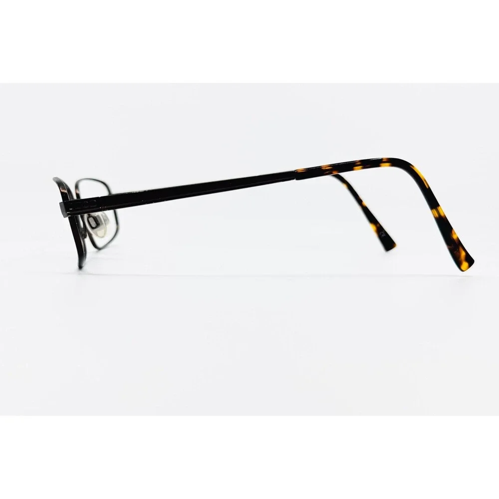 IZOD Eyeglasses Mens Brown 386 Rectangle Full Rim Frame 54-19-145
